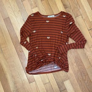 Wallflower Tie-Front Hanging Sloth Top